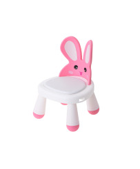 Barošanas un spēļu galda krēsls rozā krāsā