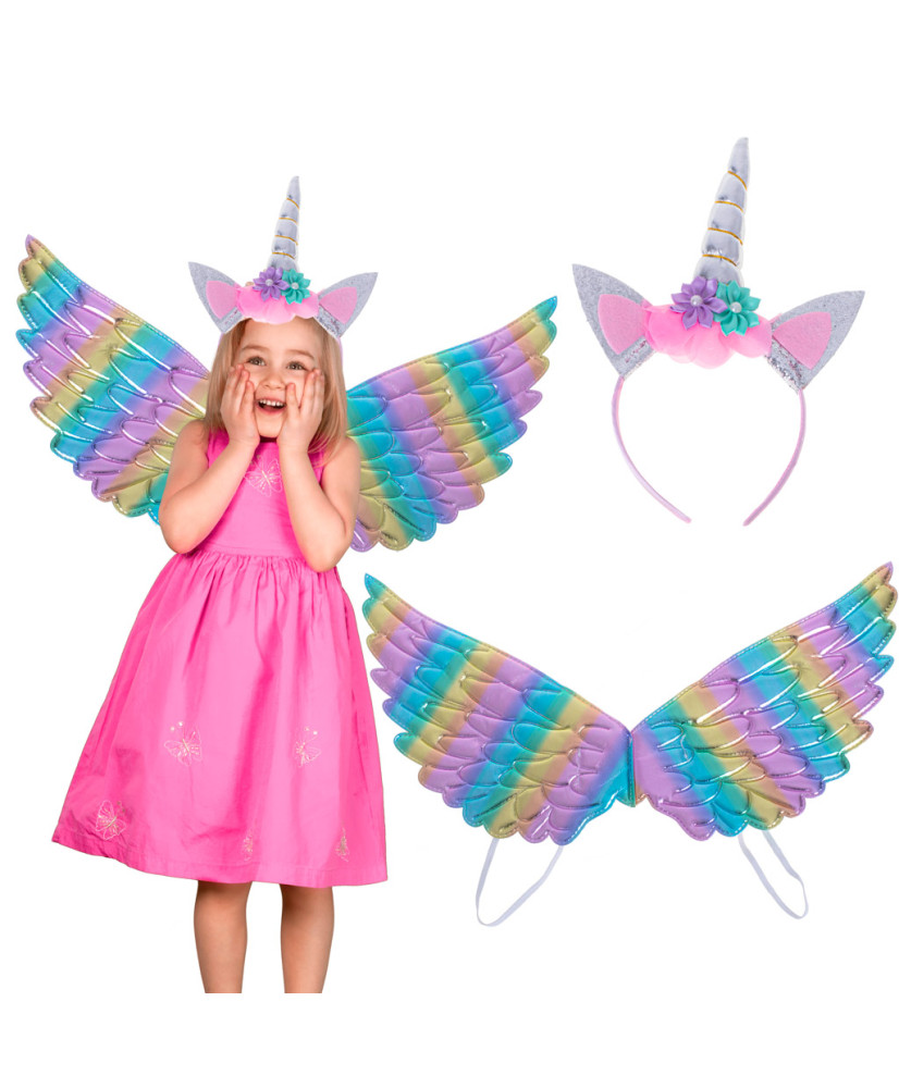 Unicorn wings costume headband