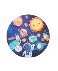 Educational puzzle solar system planets