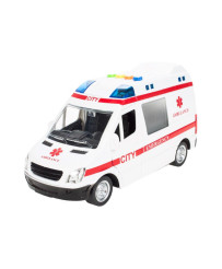 Ambulance with sound drive...