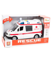 Ambulance with sound drive 1:16