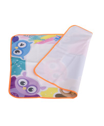 Water mat with accessories 60x80cm owl owls