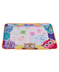 Water mat with accessories 60x80cm owl owls