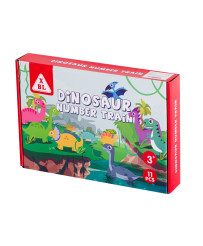 Montessori koka vilciena dinozauru vilciens