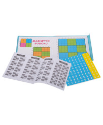 Magnetic sudoku puzzle game