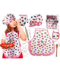 Kitchen set for cooking apron + accessories
