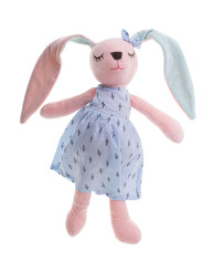 Plush mascot rabbit blue 52cm