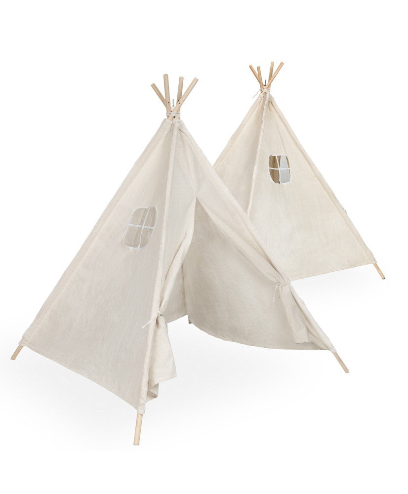 Indiāņu mājas telts bērniem Tipi Wigwam 135cm