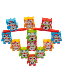 Jigsaw owl tower arcade game blocks learning to count