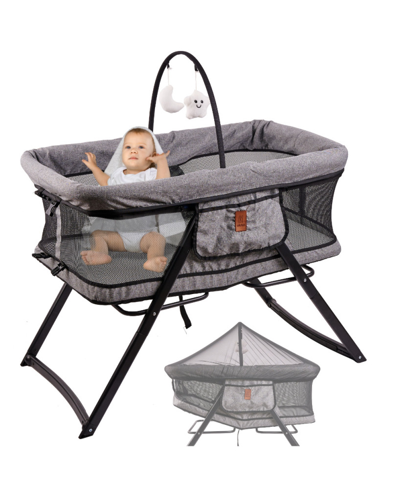 LULILO crib travel bed cradle VOJAGO infant playpen 2W1