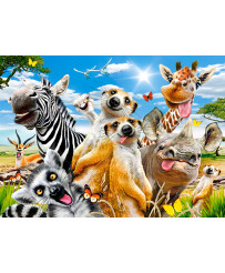 CASTORLAND Puzzle 260el. Āfrikas Selfiey - Āfrikas dzīvnieki