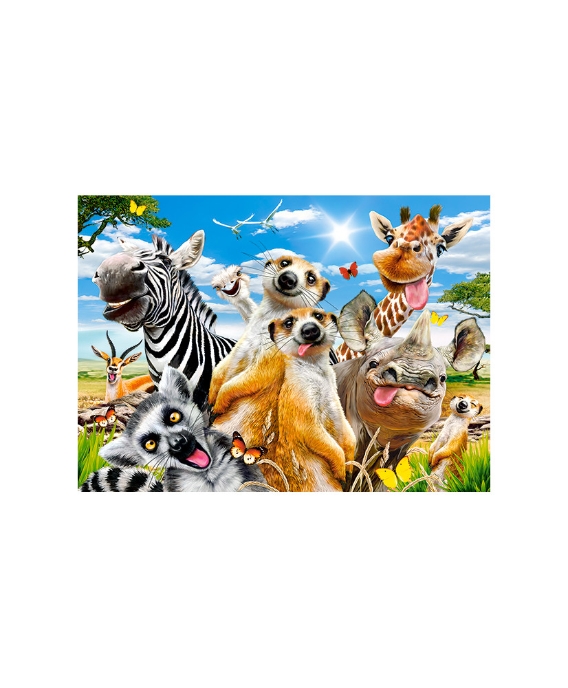 CASTORLAND Puzzle 260el. Aafrika Selfiey - Aafrika loomad