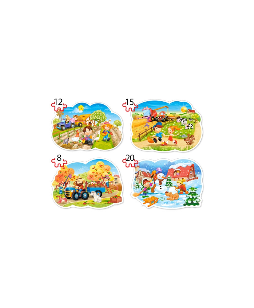 CASTORLAND Puzzle 4in1 Four Seasons - Four Seasons