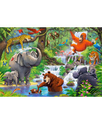 CASTORLAND Puzzle 40el. Maxi Jungle Animals - Džungliloomad - Džungliloomad