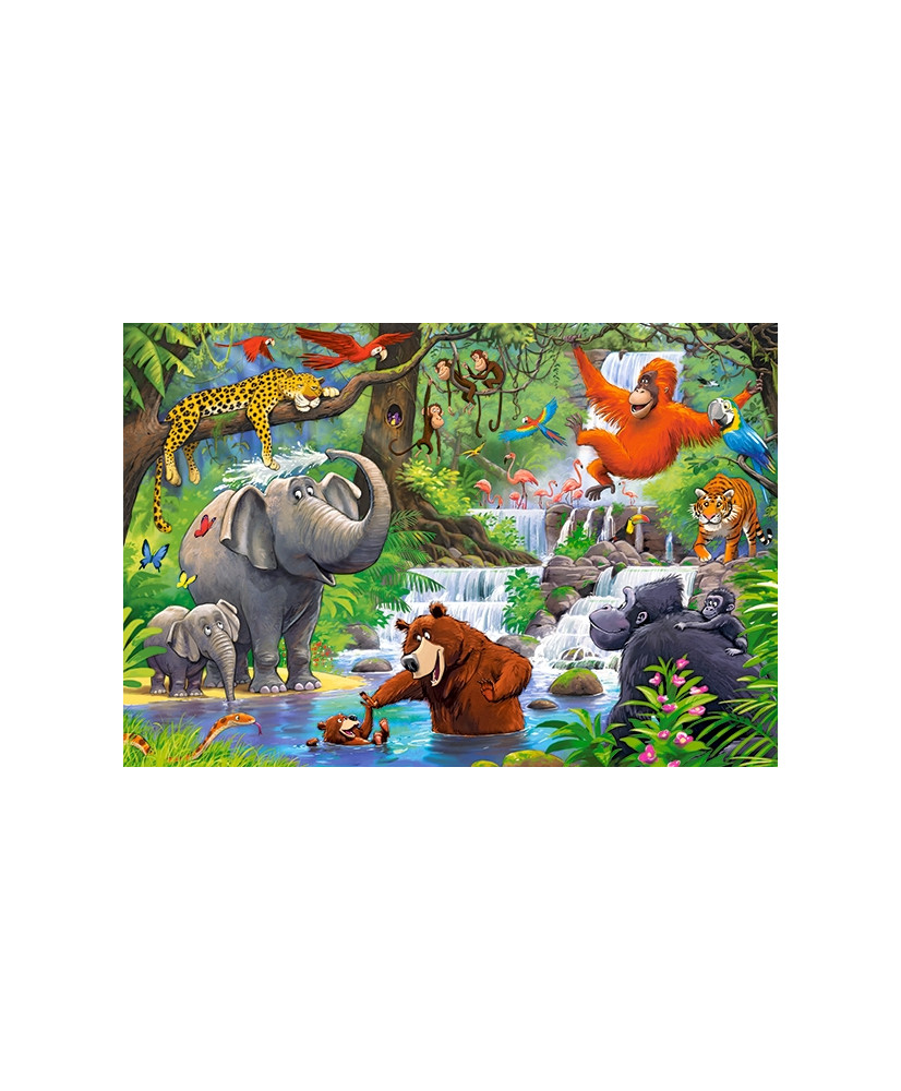 CASTORLAND Puzzle 40el. Maxi Jungle Animals - Džungliloomad - Džungliloomad