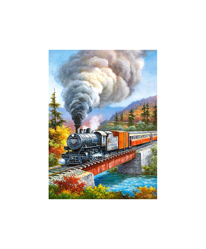 CASTORLAND Puzzle 200el. Train Crossing - Train