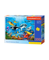 CASTORLAND Puzzle 200el. Tropu zemūdens pasaule