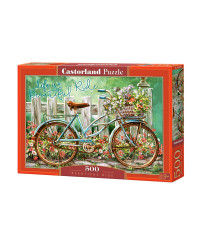 CASTORLAND Puzzle 500el. Skaists brauciens - Brauciens ar velosipēdu