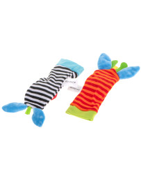 Rattle toy foot socks 2pcs.