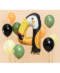 Folijas balons ar skaitli "4" - Tukāns 68x91 cm