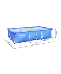 Raambassein pumbaga 300x201x66cm BESTWAY 56411