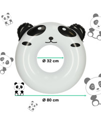 Bērnu peldēšanas ritenis 80cm panda
