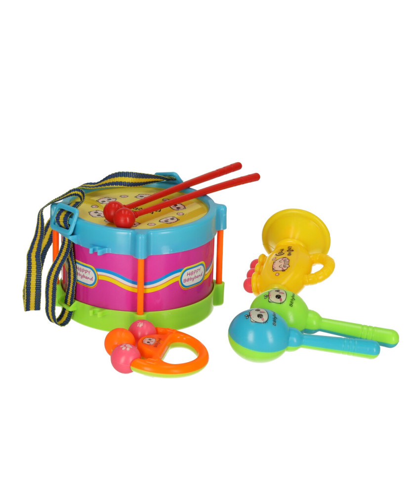 Musical instruments for children drum rattles set of 7el.