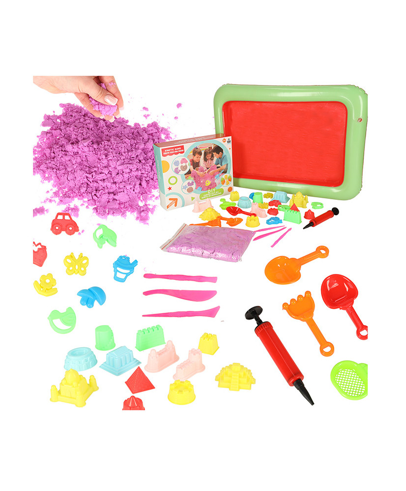 Kinetic sand in a box 1kg sandbox 27el.