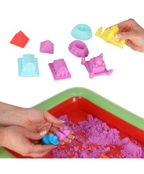 Kinetic sand in a box 1kg sandbox 27el.