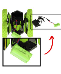 RC remote-controlled car Stunt Car Acrobat green