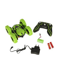 RC remote-controlled car Stunt Car Acrobat green