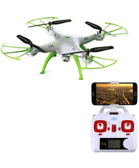 Syma X5HW 2.4GHz RC drone Wi-Fi camera white