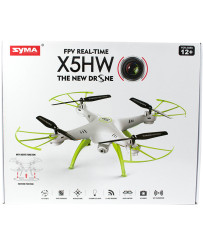 Syma X5HW 2.4GHz RC drone Wi-Fi camera white