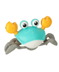 Interactive crab crawler with sound green