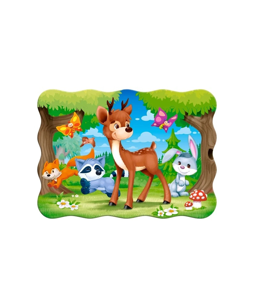 CASTORLAND Puzzle 30 pieces A Deer and Friends - Forest Animals 4+