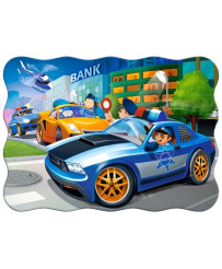 CASTORLAND Puzzle 30 pieces Police Chase - Police 4+