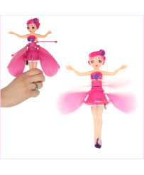USB hand-controlled flying fairy doll