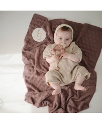 Mushie Knitted Baby Blanket...