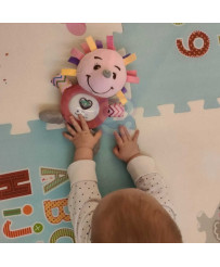 WOOPIE interaktīvais plīša mīksts zīdaiņiem, viegla un skaņa miega rotaļlieta ezis zobiem