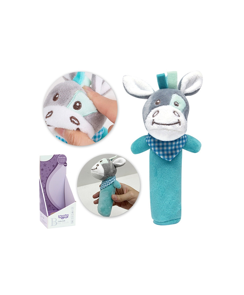 WOOPIE Donkey Teether Sensory Rustler for Babies Sound 0+