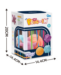WOOPIE Flexible Sensory Cube Sorter for Children Crazy Shapes 5 pcs.
