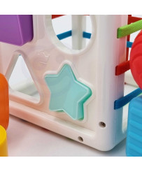 WOOPIE Flexible Sensory Cube Sorter for Children Colorful Shapes 11 pcs.