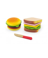 Viga Hamburger and Sandwich Cutting Set