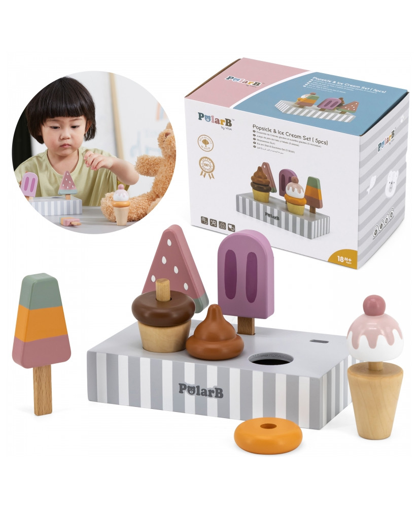 VIGA PolarB Popsicle Stick with Stand 5 pcs.