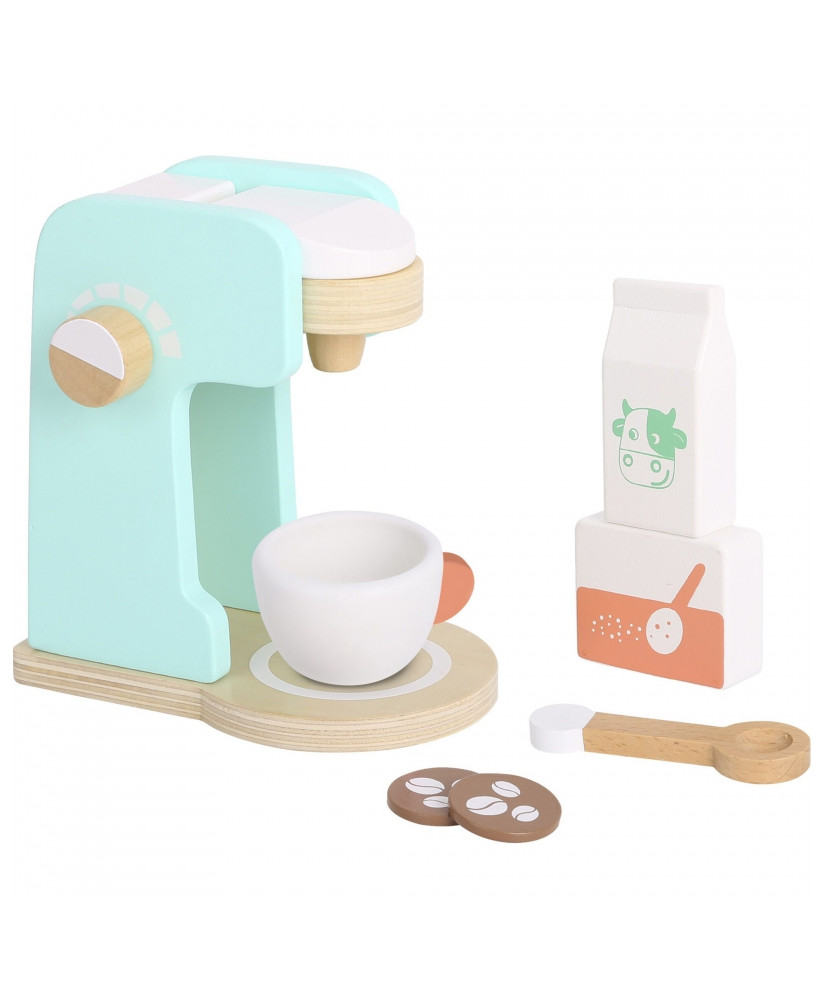 TOOKY TOY Wooden Coffee Maker Set for Children 7 el.