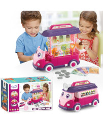 WOOPIE bus ice cream parlor 2in1 food truck + melodies light