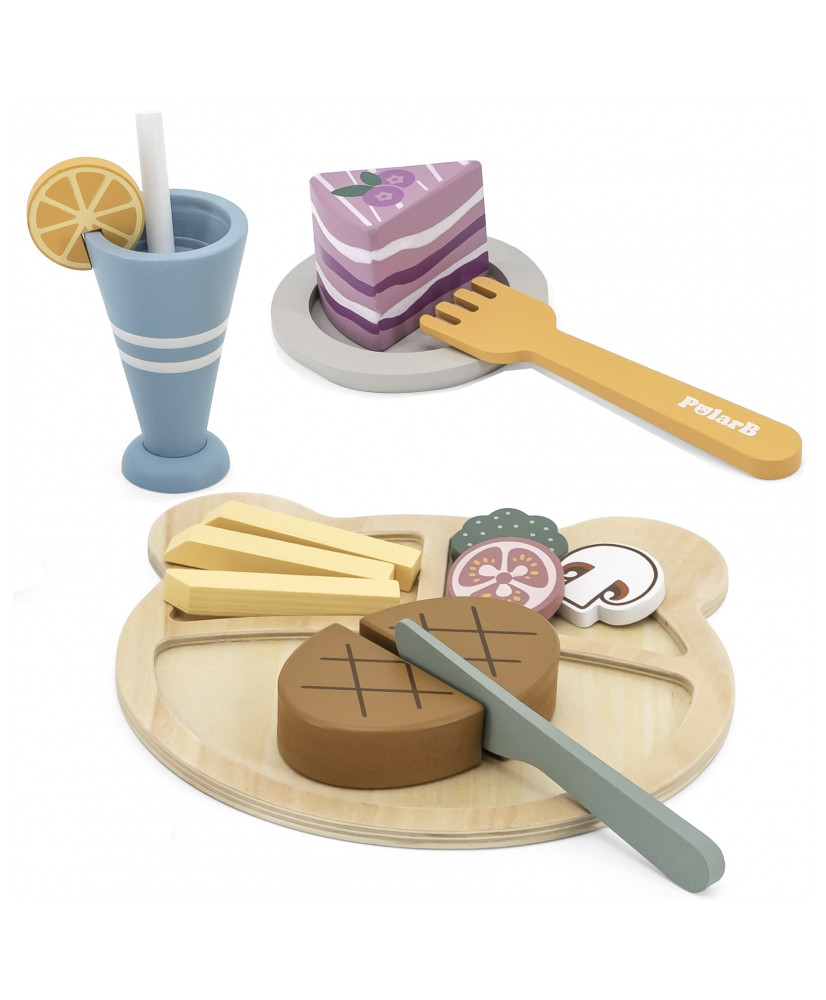 VIGA PolarB Wooden Dinner Set for Cutting