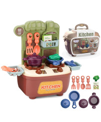 WOOPIE Little Chef Set 2in1 Kitchen Suitcase 19 pcs.