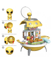 WOOPIE Sklep Fast Food 3w1 Plecak Projektor UFO 60 el.
