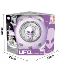 WOOPIE Shop Ice Cream Parlor Confectionery 3in1 Backpack UFO Projector